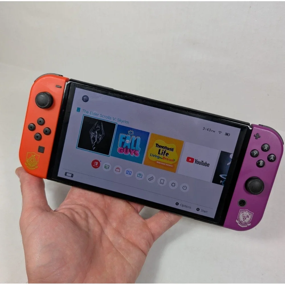 Nintendo Switch OLED HEG-001 Pokemon Scarlet & Violet Edition w/ Digital Games